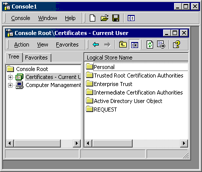 Microsoft Management Console Xp